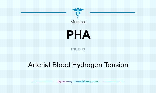 What does PHA mean? It stands for Arterial Blood Hydrogen Tension
