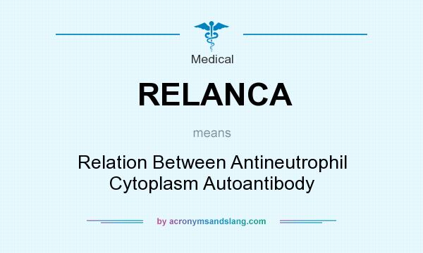 What does RELANCA mean? It stands for Relation Between Antineutrophil Cytoplasm Autoantibody