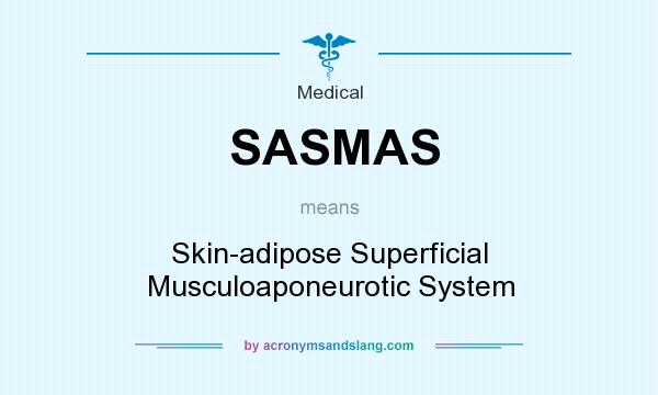 What does SASMAS mean? It stands for Skin-adipose Superficial Musculoaponeurotic System