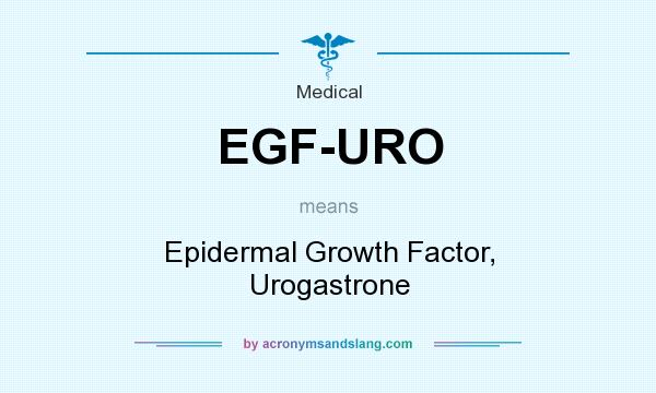 What does EGF-URO mean? It stands for Epidermal Growth Factor, Urogastrone