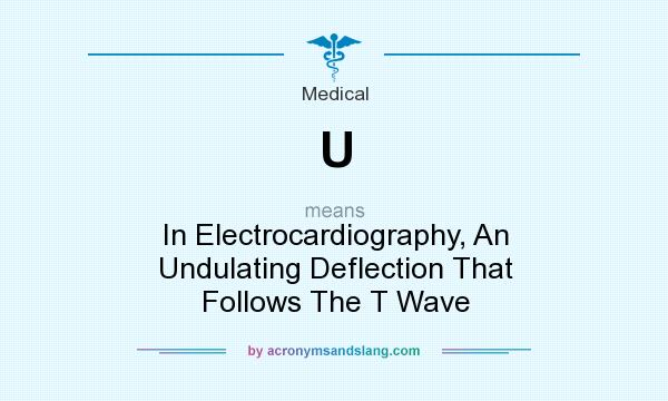 What does U mean? It stands for In Electrocardiography, An Undulating Deflection That Follows The T Wave