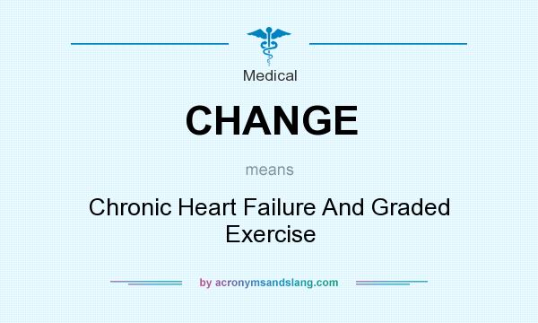 What does CHANGE mean? It stands for Chronic Heart Failure And Graded Exercise