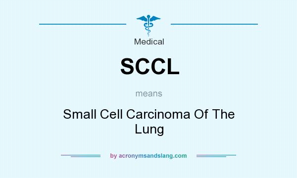 What does SCCL mean? It stands for Small Cell Carcinoma Of The Lung