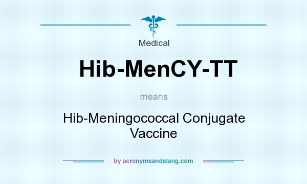 What does Hib-MenCY-TT mean? It stands for Hib-Meningococcal Conjugate Vaccine