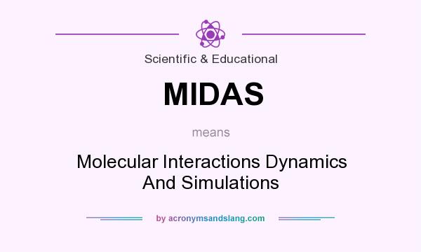 What does MIDAS mean? It stands for Molecular Interactions Dynamics And Simulations