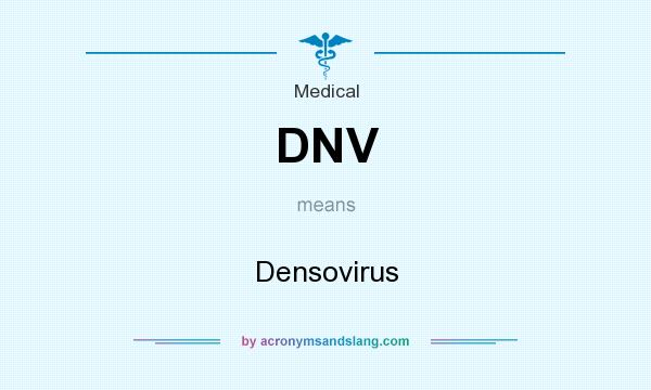 What does DNV mean? It stands for Densovirus
