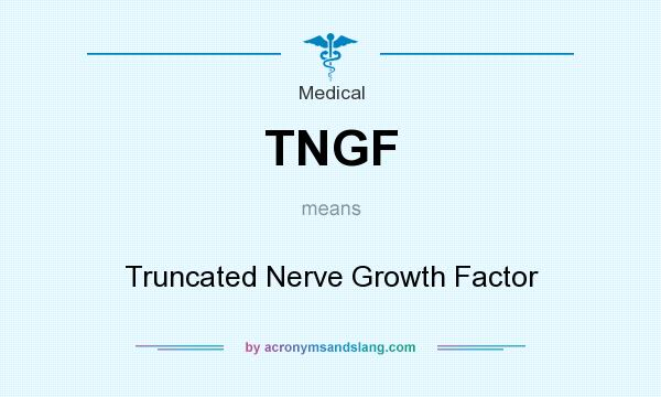 What does TNGF mean? It stands for Truncated Nerve Growth Factor