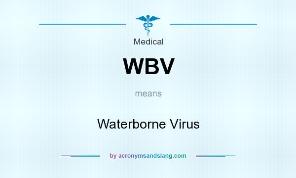What does WBV mean? It stands for Waterborne Virus