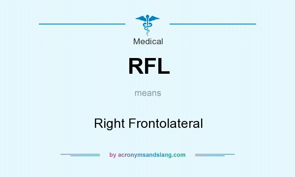 What does RFL mean? It stands for Right Frontolateral