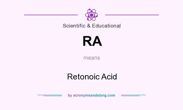What does RA mean? It stands for Retonoic Acid