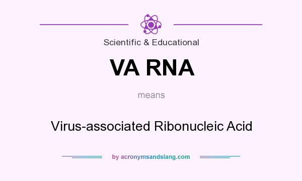 What does VA RNA mean? It stands for Virus-associated Ribonucleic Acid
