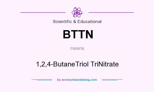 What does BTTN mean? It stands for 1,2,4-ButaneTriol TriNitrate