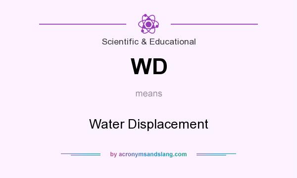What does WD mean? It stands for Water Displacement