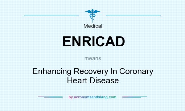 What does ENRICAD mean? It stands for Enhancing Recovery In Coronary Heart Disease