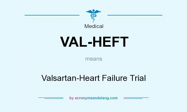 What does VAL-HEFT mean? It stands for Valsartan-Heart Failure Trial
