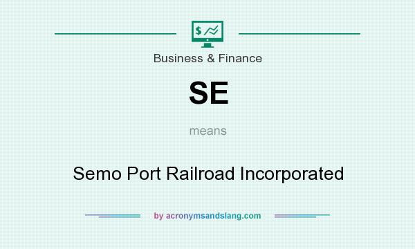 What does SE mean? It stands for Semo Port Railroad Incorporated