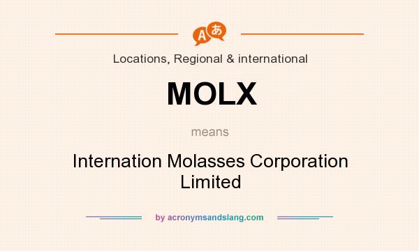 What does MOLX mean? It stands for Internation Molasses Corporation Limited