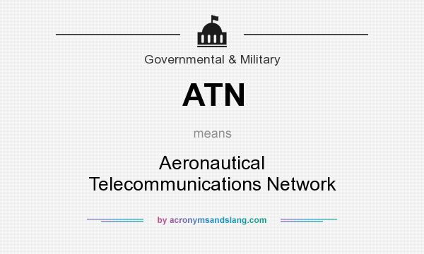 What does ATN mean? It stands for Aeronautical Telecommunications Network