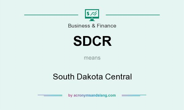 What does SDCR mean? It stands for South Dakota Central
