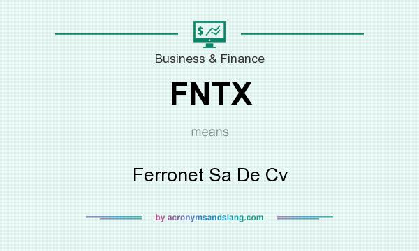 What does FNTX mean? It stands for Ferronet Sa De Cv