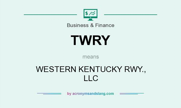 What does TWRY mean? It stands for WESTERN KENTUCKY RWY., LLC
