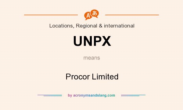 What does UNPX mean? It stands for Procor Limited