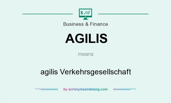 What does AGILIS mean? It stands for agilis Verkehrsgesellschaft