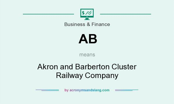 What does AB mean? It stands for Akron and Barberton Cluster Railway Company