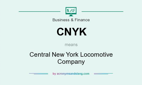 What does CNYK mean? It stands for Central New York Locomotive Company