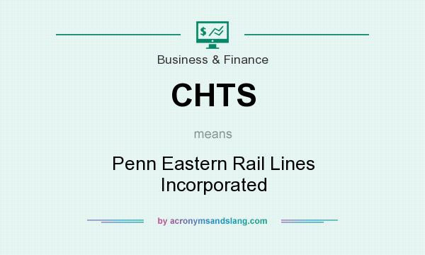 What does CHTS mean? It stands for Penn Eastern Rail Lines Incorporated