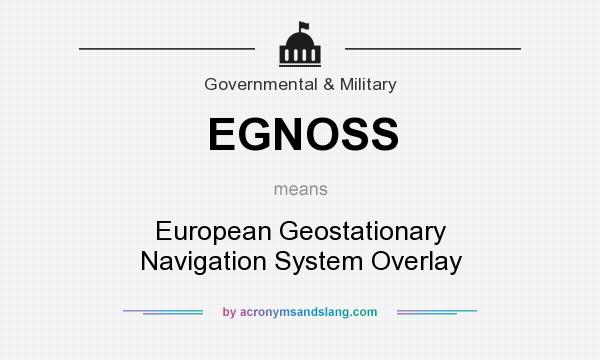 What does EGNOSS mean? It stands for European Geostationary Navigation System Overlay