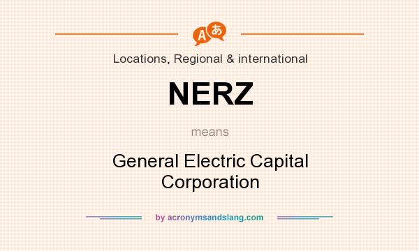 What does NERZ mean? It stands for General Electric Capital Corporation
