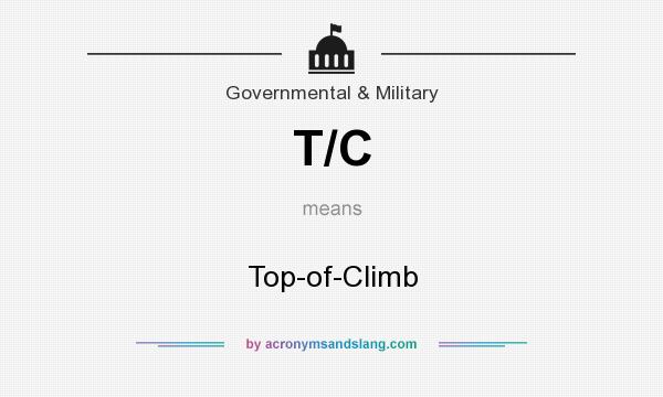 What does T/C mean? It stands for Top-of-Climb