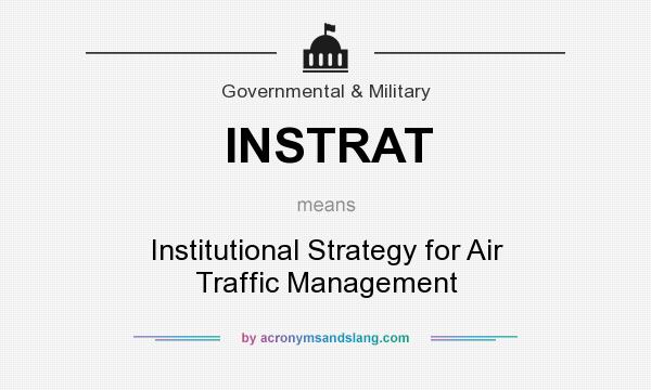 What does INSTRAT mean? It stands for Institutional Strategy for Air Traffic Management