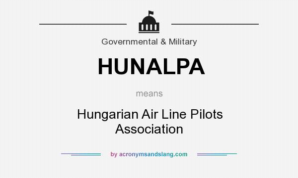 What does HUNALPA mean? It stands for Hungarian Air Line Pilots Association