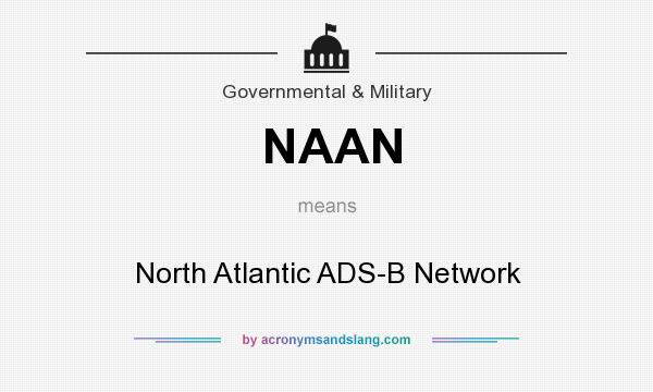 What does NAAN mean? It stands for North Atlantic ADS-B Network