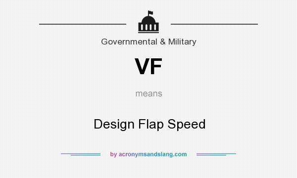 What does VF mean? It stands for Design Flap Speed