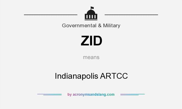 What does ZID mean? It stands for Indianapolis ARTCC