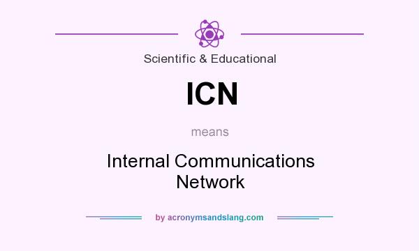 What does ICN mean? It stands for Internal Communications Network