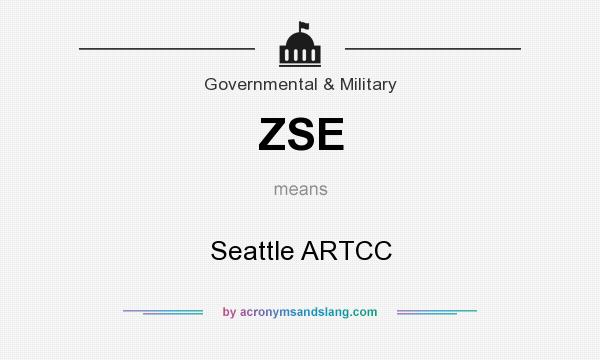 What does ZSE mean? It stands for Seattle ARTCC