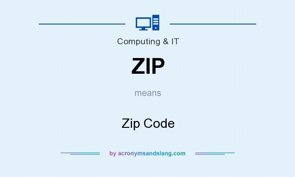 What does ZIP mean? It stands for Zip Code