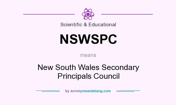 What does NSWSPC mean? It stands for New South Wales Secondary Principals Council