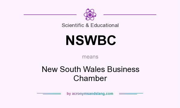 What does NSWBC mean? It stands for New South Wales Business Chamber 