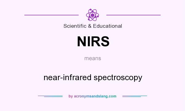 What does NIRS mean? It stands for near-infrared spectroscopy