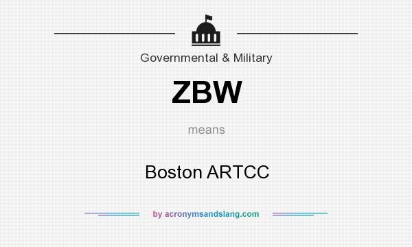 What does ZBW mean? It stands for Boston ARTCC