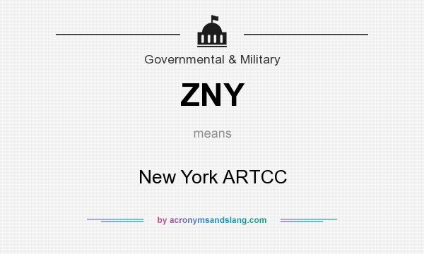 What does ZNY mean? It stands for New York ARTCC