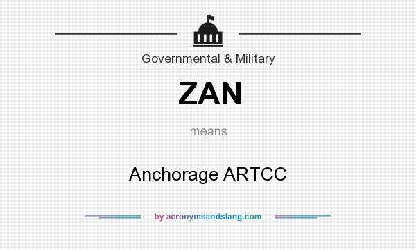What does ZAN mean? It stands for Anchorage ARTCC