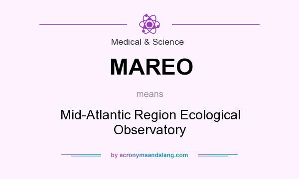 What does MAREO mean? It stands for Mid-Atlantic Region Ecological Observatory