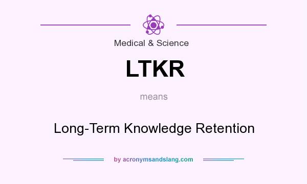 What does LTKR mean? It stands for Long-Term Knowledge Retention