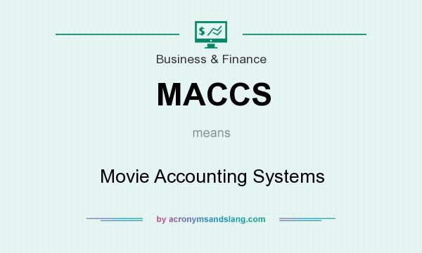 What does MACCS mean? It stands for Movie Accounting Systems